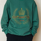 GHCリボンスウェットシャツ/GHC RIBBON SWEATSHIRT_VINTAGE GREEN