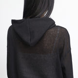 Rant see-through linen zip-up