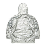 ラウンドラインフーデッドジャケット/BSR2223FWJK044 ROUND LINE HOODED JACKET SILVER