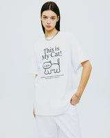 ディスイズマイキャットTシャツ/THIS IS MY CAT TSHIRT-WHITE