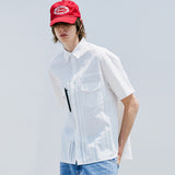 2ND タイプトラッカーナイロンシャツ / 2ND TYPE TRUCKER NYLON SHIRT WHITE