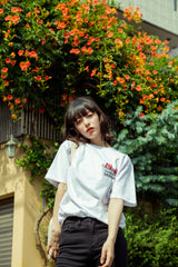 Pantovisco × Thanksinsomnia コラボレーション l Tシャツ（ホワイト） (4528965386358)