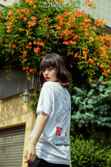 Pantovisco × Thanksinsomnia コラボレーション l Tシャツ（ホワイト） (4528965386358)