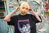 コラボレーショングラフィックTシャツ（黒）I Mewhan × VVV (6554125729910)