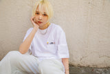 コラボレーションキャットロゴTシャツ（白）I Mewhan × VVV (6554125631606)