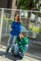 コラボレーションスウェット（グリーン） I kemio × HAVISM (6587994833014)
