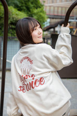 コラボレーションスウェット（アイボリー）I Fuko Yagura × typeservice (6595304554614)