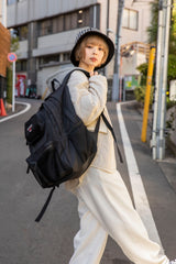 コラボレーションリュック（黒） + マルチケース（黒） I Moga Mogami × VETEZE (6634266820726)