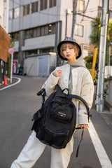 コラボレーションリュック（黒） + マルチケース（黒） I Moga Mogami × VETEZE (6634266820726)