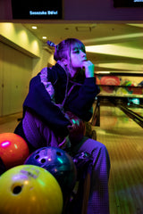 コラボレーションフーディ（黒）I MARiA × DAWANG (6614897033334)