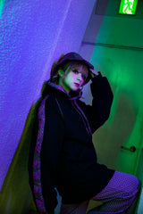 コラボレーションフーディ（黒）I MARiA × DAWANG (6614897033334)