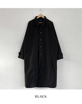 Loose Fit Single-Breasted Coat(3 color) (6596179427446)