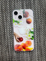 スプリングピクニックジェリースマホケース/Spring picnic jelly case
