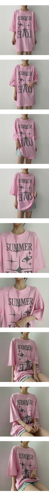 サマーラブショートスリーブTシャツ / Summer Love Short-Sleeved T-Shirt