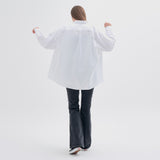Washed Oxpord Shirt S87 White (6622419353718)