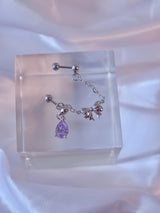 violet ribbon piercing