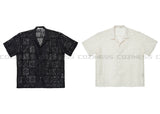 レースオープンカラーシャツ/FL lace open collar shirt (2 colors)