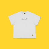 スマイリープレーセーフTシャツ / SMILEY PLAY SAFE T-SHIRT | WHITE