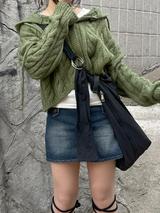 トッポギフードカーディガン / Tteokbokki hooded cardigan