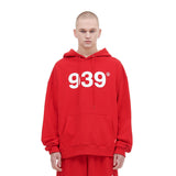 939ロゴフード / 939 LOGO HOOD (DEEP RED)