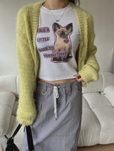 フラッフィーカーディガン / Fluffy Cardigan (5color)