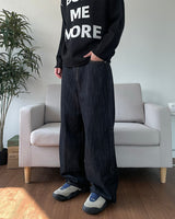 Non-fade Raw Denim Pants