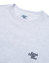 セラーロゴ刺繡スウェットシャツ/SELLER LOGO EMB SWEATSHIRT LIGHT GREY(CV2CFUM460A)