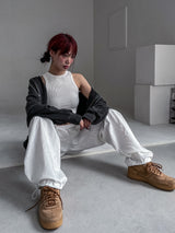(UNISEX) テニピンタックバンディングパラスーツパンツ