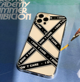 ブラックラインレタリングフォーンケース / Black Line Lettering Phone Case