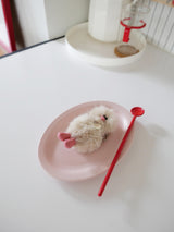 Cosymosy Mini Bird Keyring -  Oatmeal