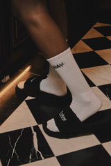 グッドデイファリーサンダル/G'day furry sandals (black)