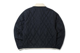 リボンタイキルティングジャケット/RIBBON TIE QUILTING JACKET_NAVY