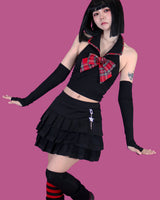 スターポイントレーススカート / star point lace skirt (underpants/2color)