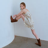 レースストラップノースリーブトップ (ウォールペーパー) / LACE STRAP SLEEVELESS TOP, BEIGE (WALL PAPAER)