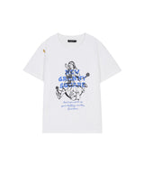 グランマ プリント レギュラー Tシャツ / GRANDMA PRINTED REGULAR FIT T-SHIRT BLUE