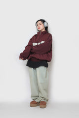 ミッドカラーパイピングジップアップ / Mid Colour Piping Zip-Up