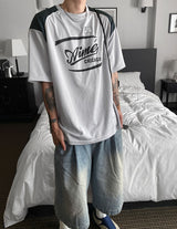 No.0272 mesh chicago coloring half T (3color)