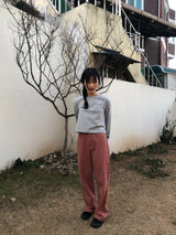 ドライローズセミワイドパンツ