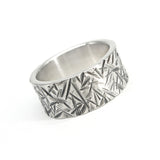 ラフ9シルバーリング / Rough9 silver ring (4596819591286)