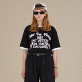 オールドアイビークラブ ボックスハーフTシャ/Old Ivy Club Box Half T-shirt (2color)