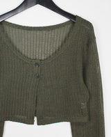チチクロップカーディガン / Chichi Crop Cardigan (4color)