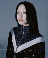 0 3 stars velvet track jacket - NAVY (4641553055862)