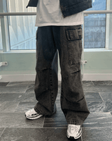 Stae cargo denim pants