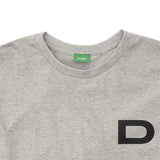 SIGNATURE LOGO LONG SLEEVE T-SHIRT GRAY (6699475206262)
