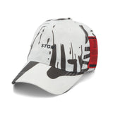 20 GRAFFITI BASEBALL CAP WHITE / BLACK (4626255904886)