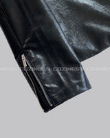 ボルトコートレザージャケット / OA bolt coated leather jacket (3 colors)