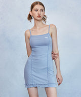 HIDE Lettuce Edge Line Dress (Sky Blue) (6570971168886)