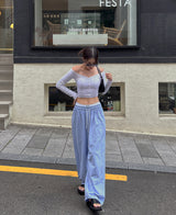 アレーストリングワイドジャージ