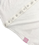 ココスクエアネックリブドボタントップ / PNF made Coco squarneck ribbed button top