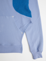 Knit Block Cut out hood t-shirts (BL)